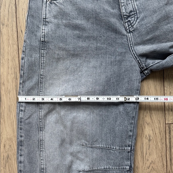 We The Free Wide Leg Relaxed Fit Gray Jeans Women’s Size 30 - Picture 9 of 14